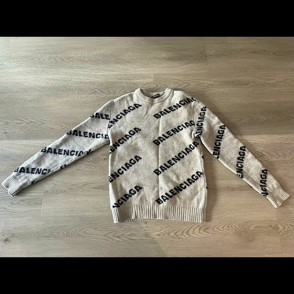 Balenciaga Logo Sweater